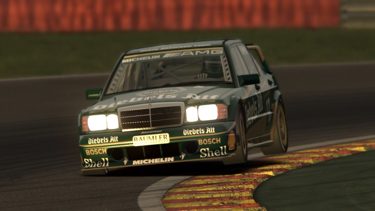 Mercedes Benz 190E Evo II Spa 2:33:806 + Setup Assetto Corsa