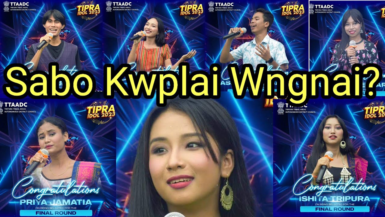SEMI-FINAL Tipra Idol Full Episode, Season 1,2023 at Nuai Hall. Top Seven selected for Final.