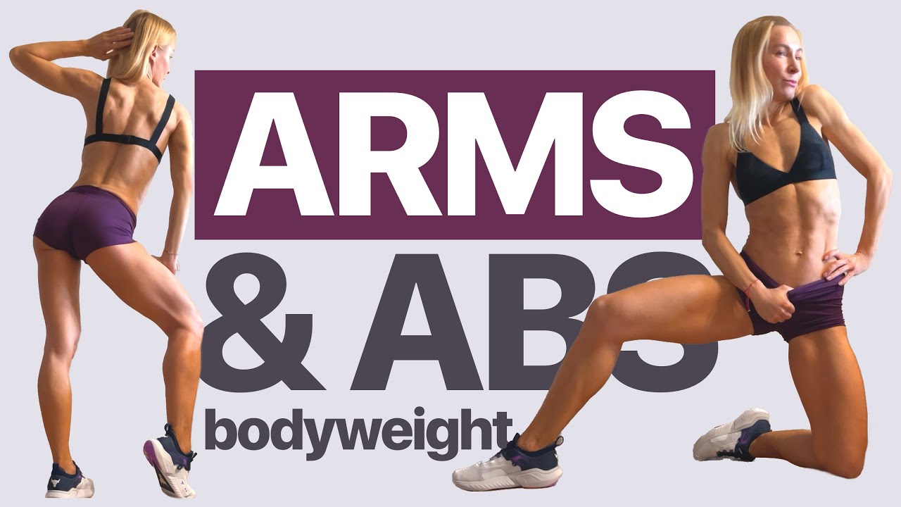 12 MIN TONED ARMS & ABS - Upper Body Workout, At Home, No Equipment