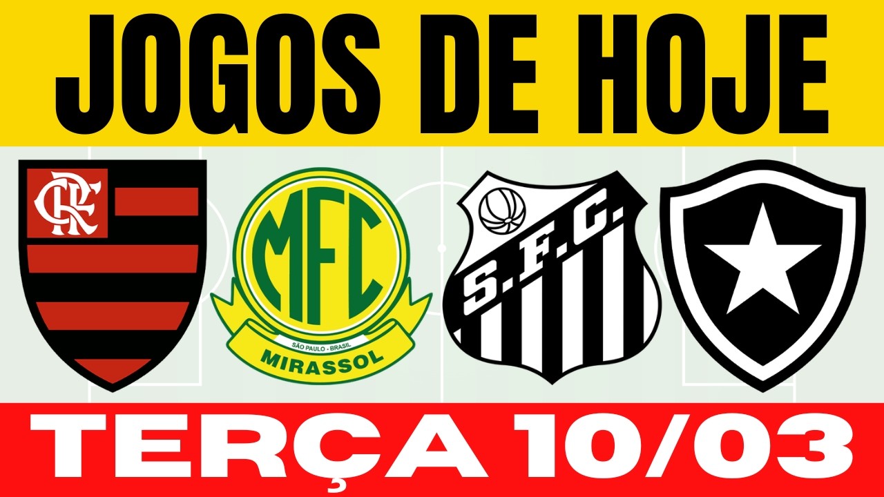 ⚽ JOGOS DE HOJE | BRASILEIR&Atilde;O 2026 | Ter&ccedil;a 10/03/2026 | 🔥 Agenda COMPLETA | COPA DO BRASIL 2026