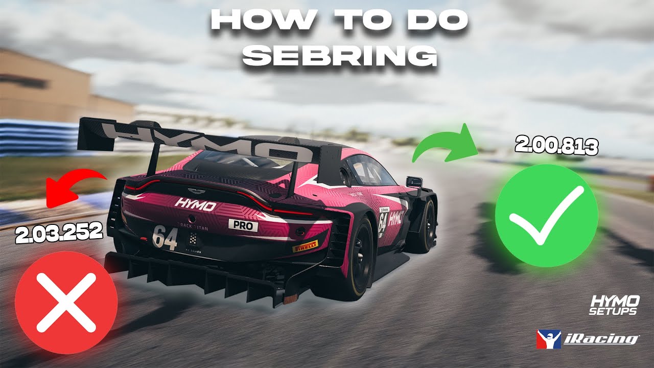 HOW TO DO SEBRING IN iRacing | GT3 Track Guide & Tips