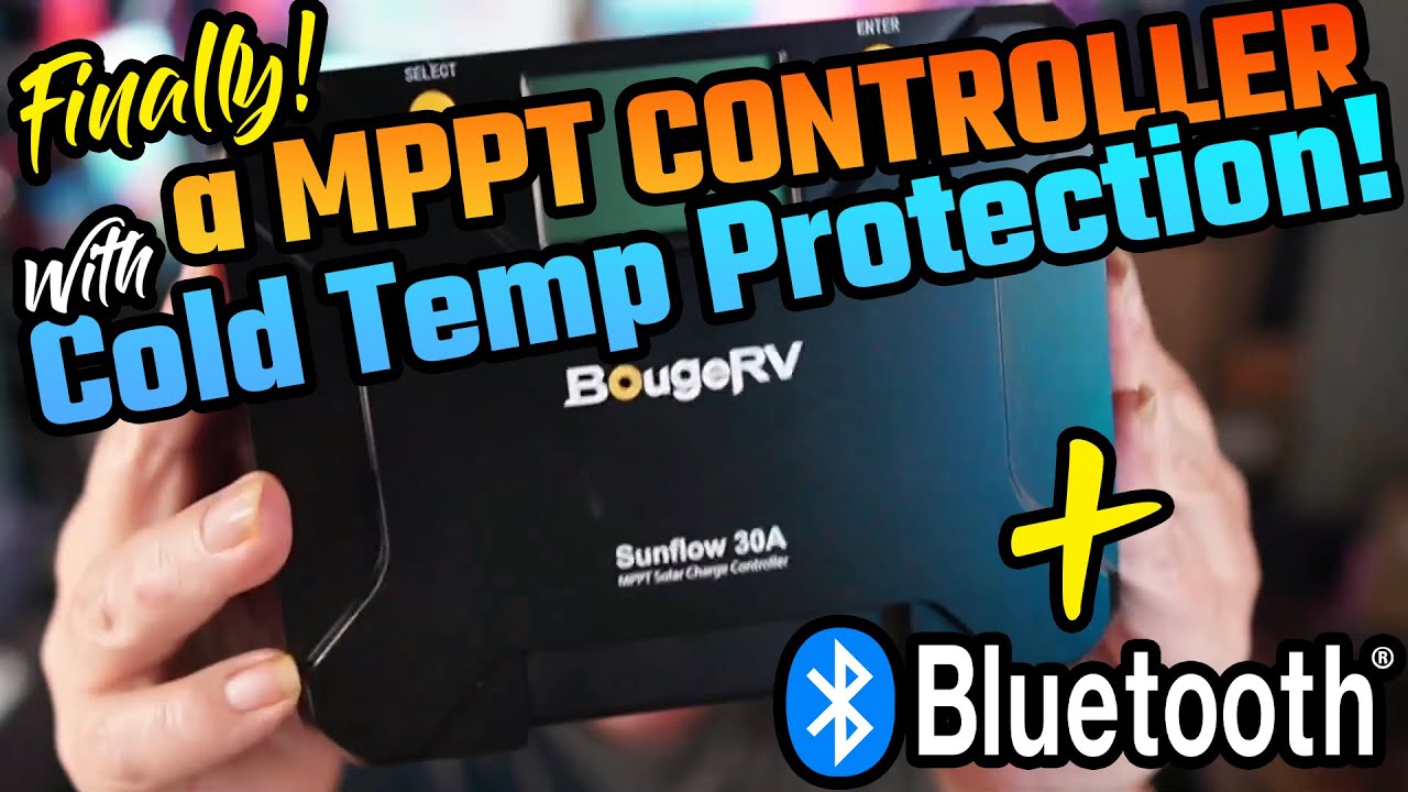 BougeRV Sunflow MPPT Solar Controller - with Cold Temp Protection!