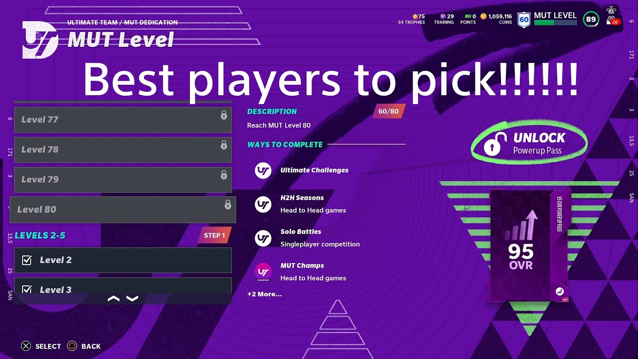 The best players to use your 95 overall power up pass on!!!!!