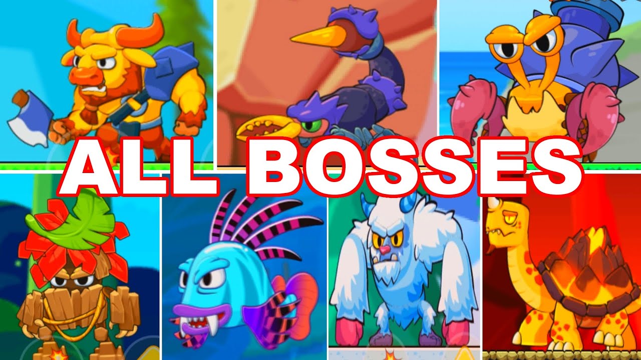 Super Rico World - All Bosses | Beating ALL BOSSES