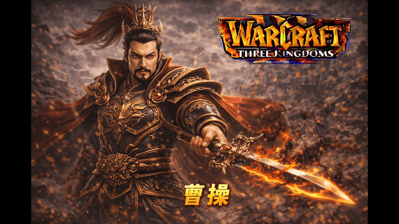 曹操-全地圖傳送！只要單走就是得死 １６殺ＭＶＰ　#不懂就問 #魔獸三國 #warcraft