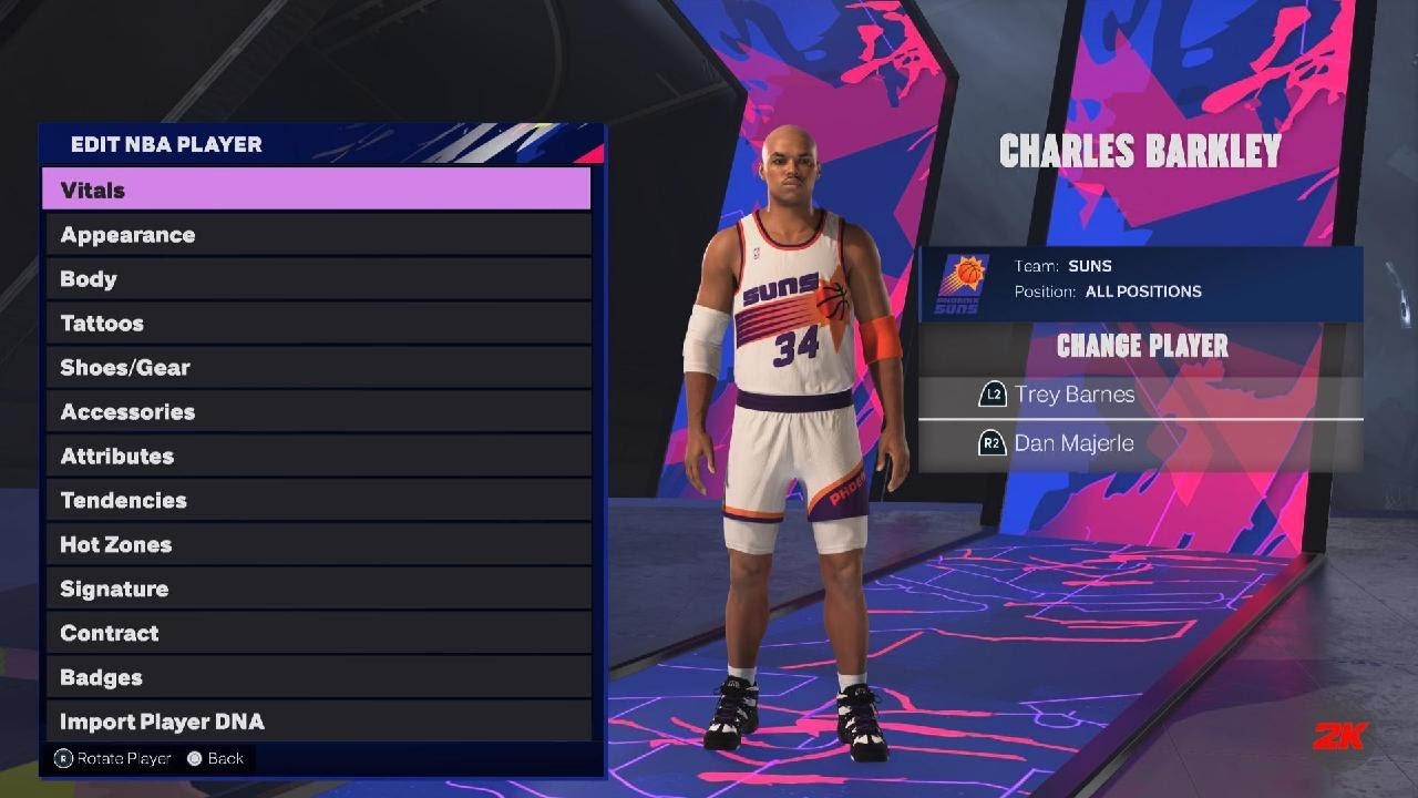 NBA 2K25 How to create Charles Barkley
