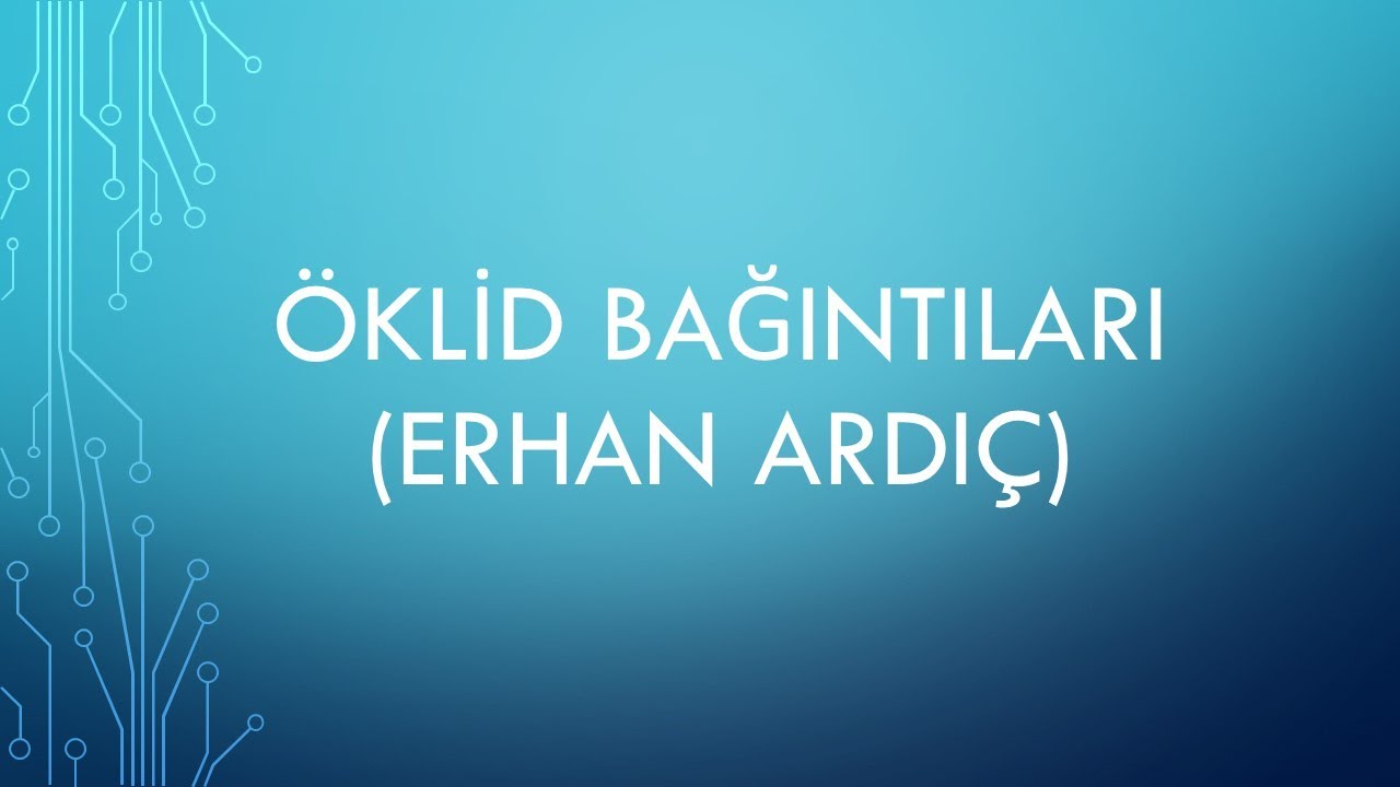 ÖKLİD BAĞINTILARI