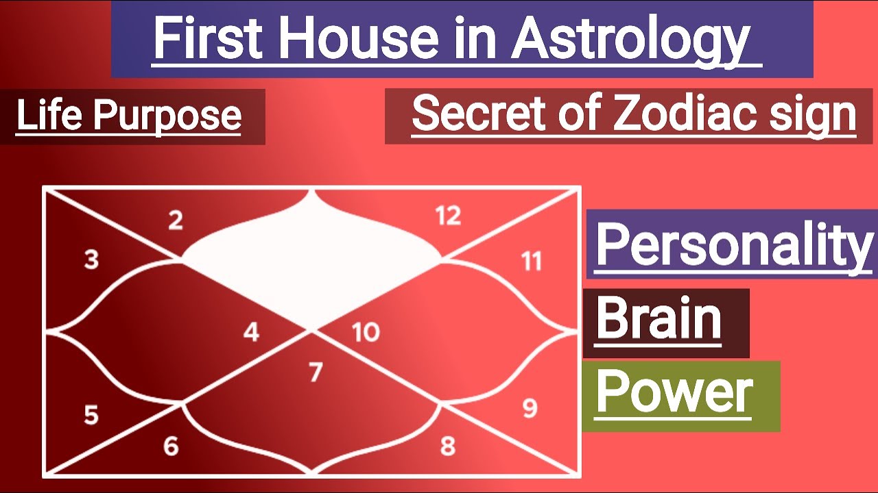 Underestand First house in Astrology, Life purpose, Brain Power, Energy find me,