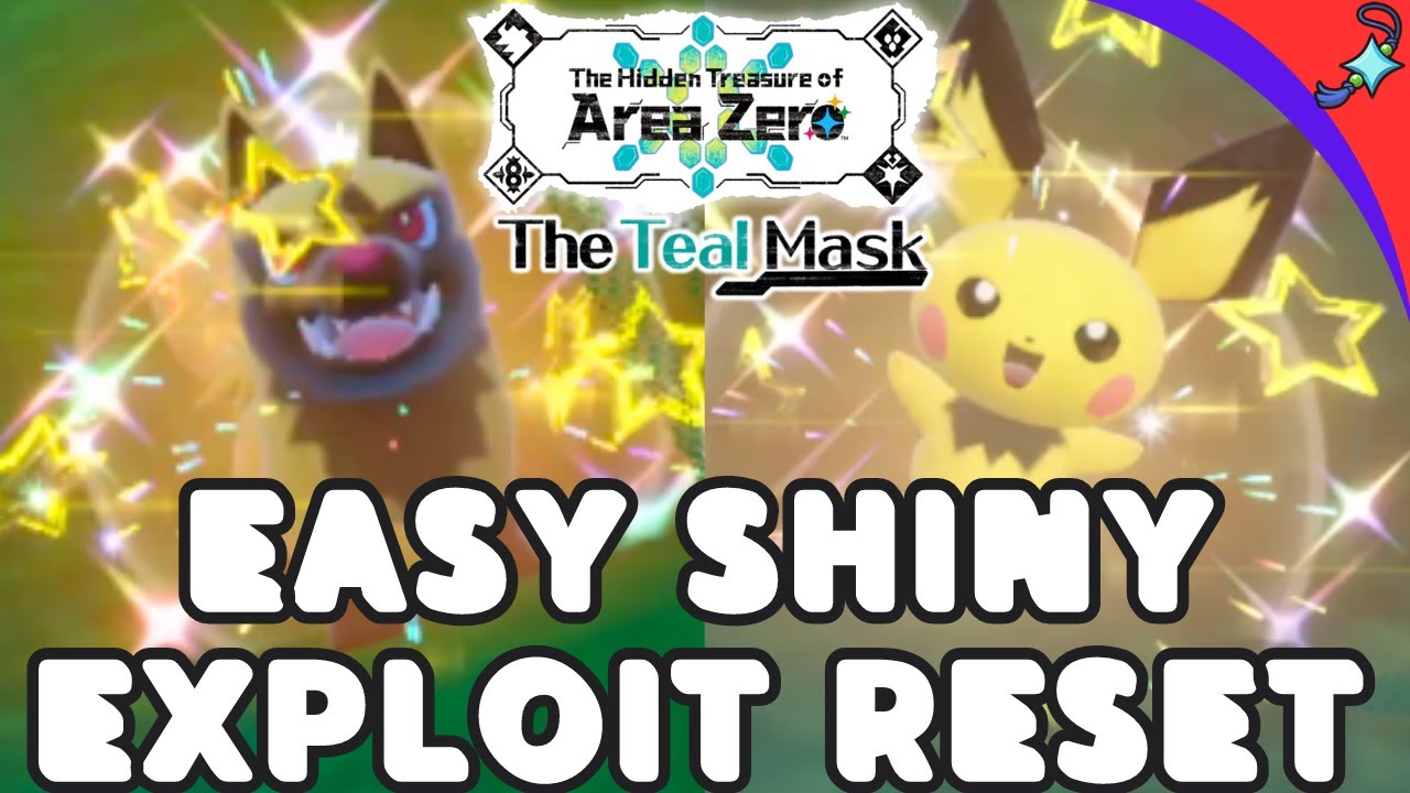 EASY Shiny Hunt Exploit for Pokemon Scarlet Violet Teal Mask DLC