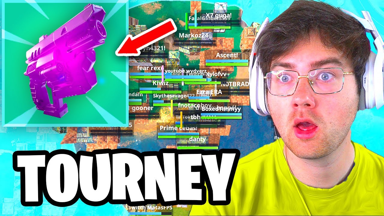 I Hosted a REVOLVER SHOTGUN ONLY Tournament in Season 4! (Fortnite Cash Cup)
