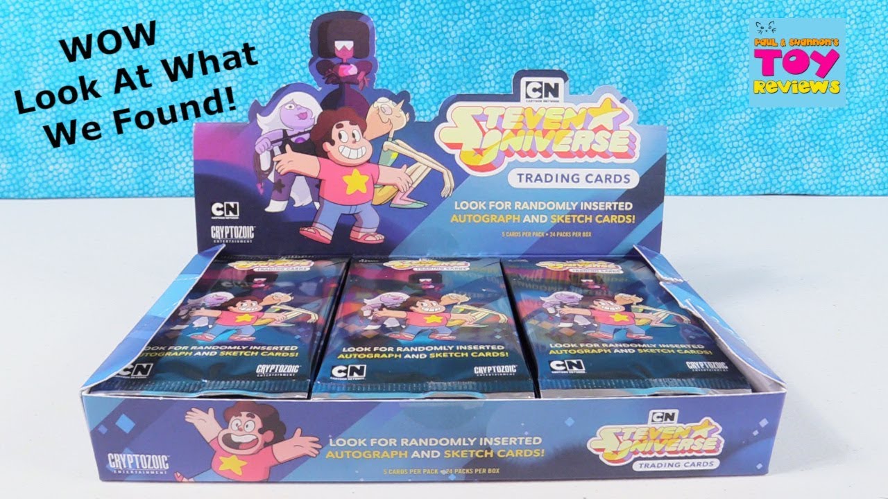 Steven Universe Cartoon Network CN Trading Cards Full Box Opening Review | PSToyReviews