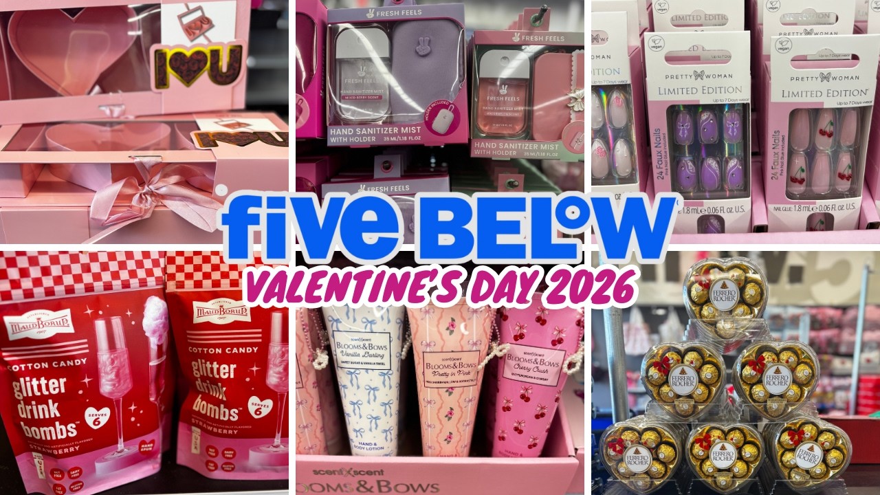 ПЕРВЫЙ ВЗГЛЯД* FIVE BELOW НА ДЕНЬ СВЯТОГО ВАЛЕНТИНА 2026