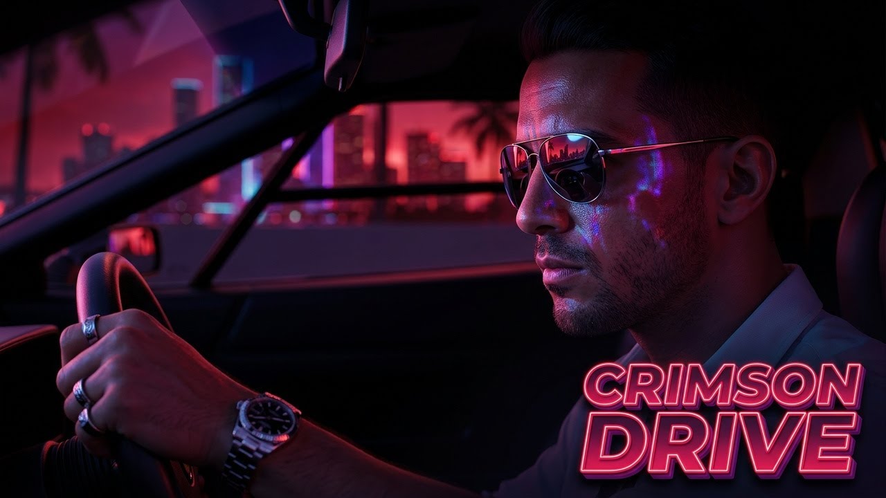 CRIMSON SKYLINE 🌇 | Retro Funk x Rap R&B Night Drive Mix 2026 (Vice City Neon Vibes)