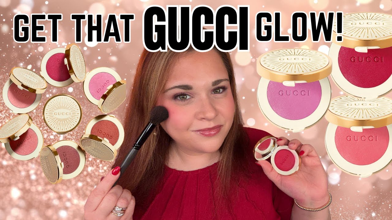 NEW GUCCI GLOW BLUSHES!!! Review Demo and Swatches!