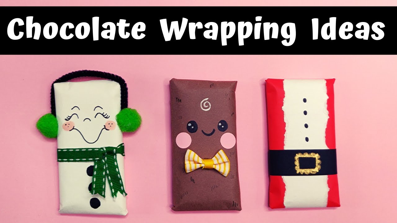 Chocolate gift wrapping ideas for Christmas