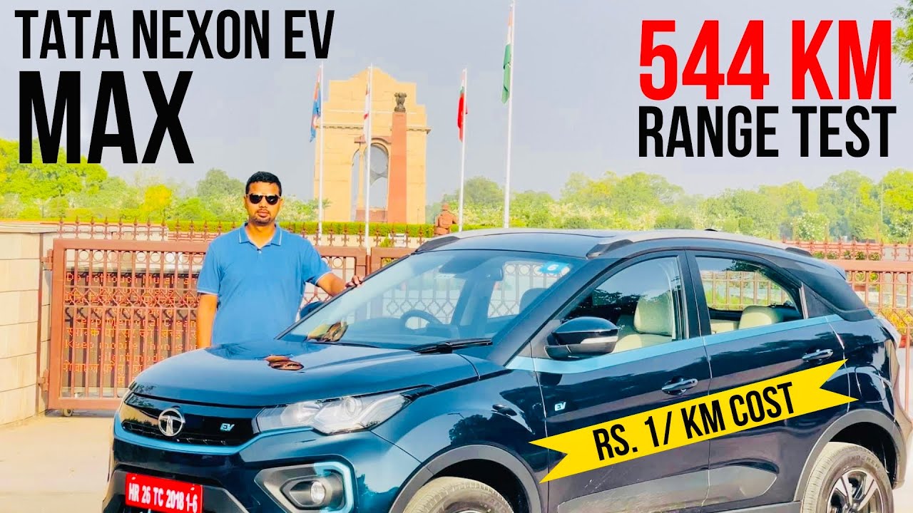 Тест максимального запаса хода Tata Nexon EV 2022 года — Дели-Джайпур-Дели при температуре 44 °C ...