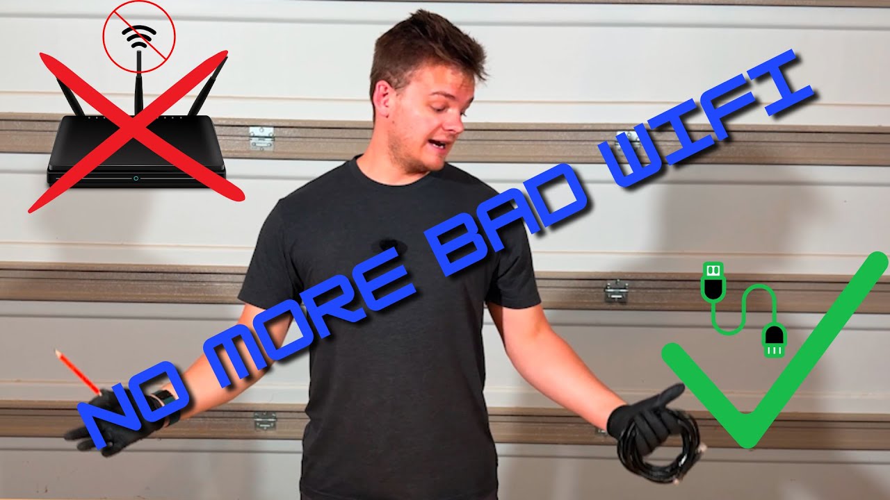 Fix Bad WiFi | DIY Ethernet Cable Run to Any Room
