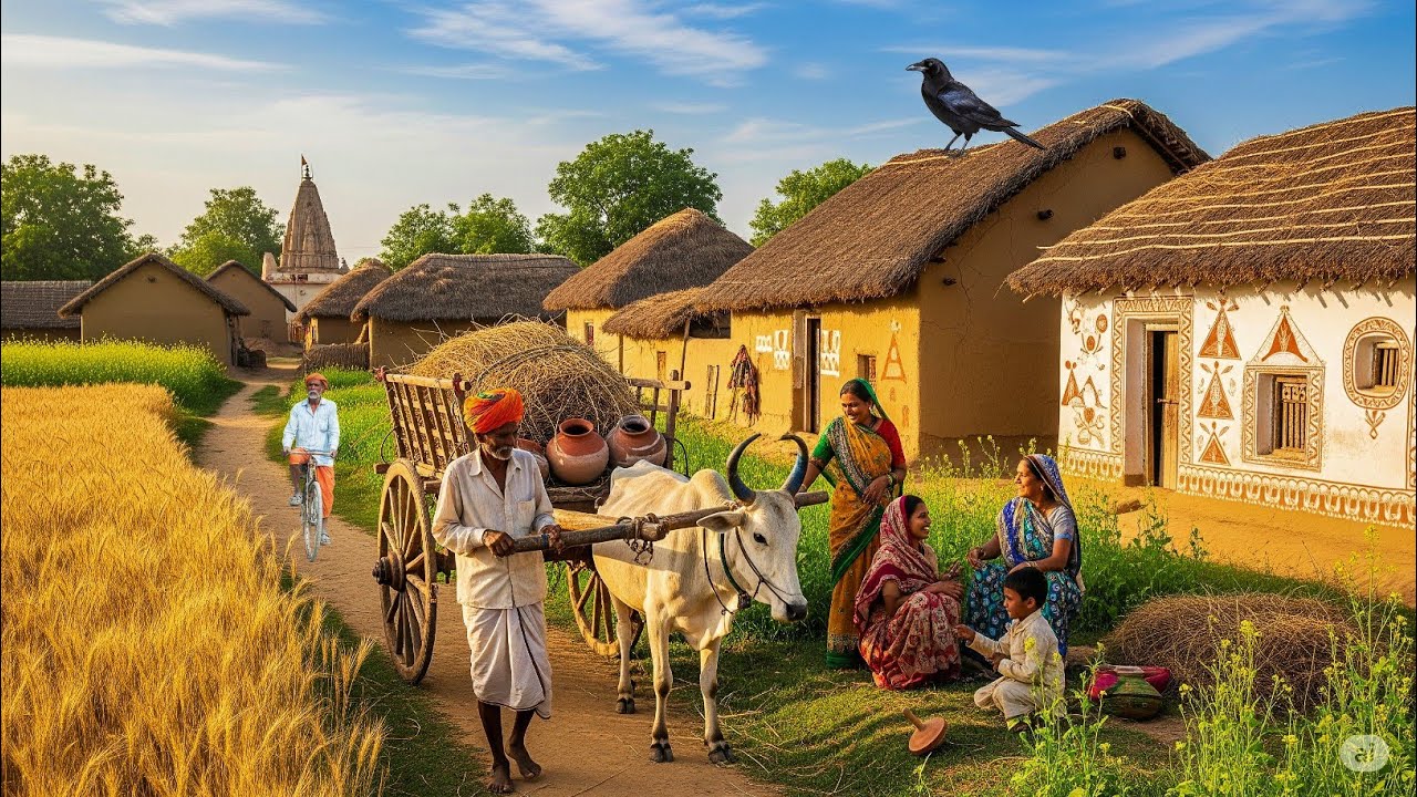 A Day in a Beautiful Indian Village | Indian Village Lifestyle: A Timeless Tradition