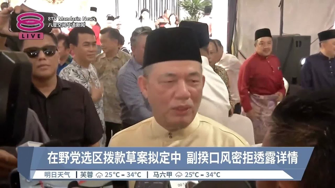 在野党选区拨款草案拟定中  副揆口风密拒透露详情【2024.04.21 八度空间华语新闻】
