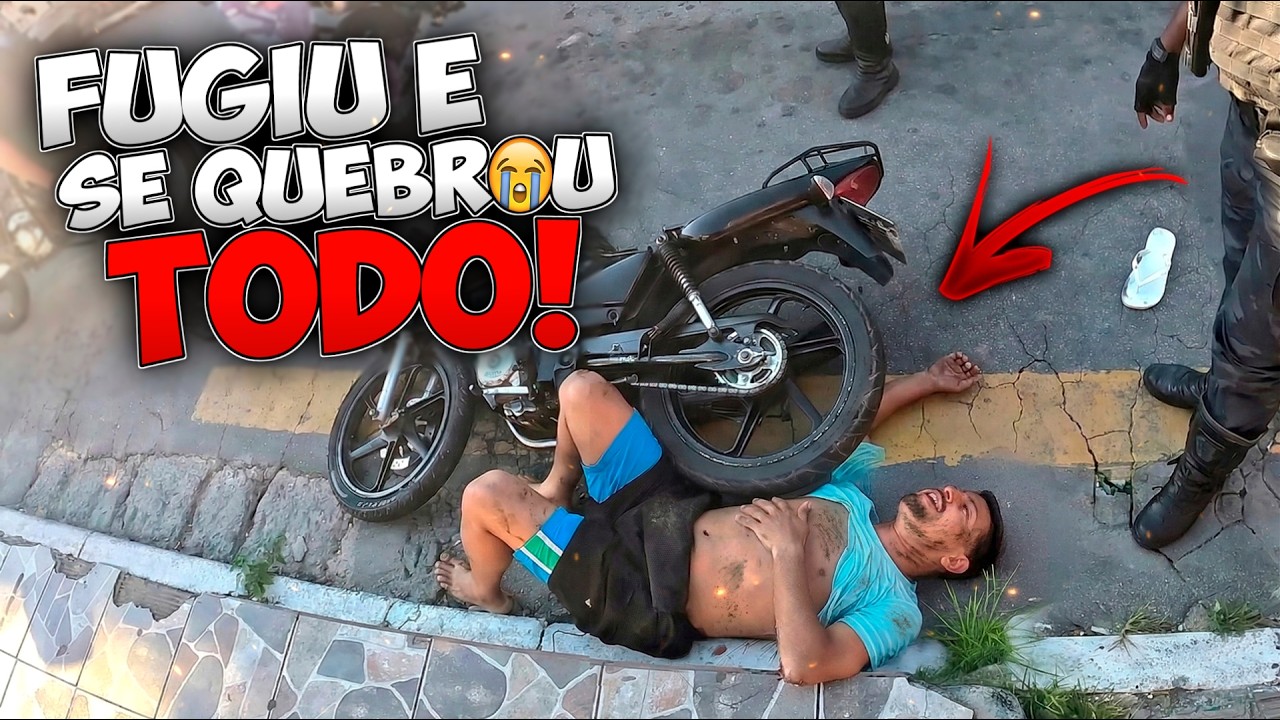 PROCURADO TENTA PINOTE E FUGA TERMINA EM ACIDENTE! (EP.73)