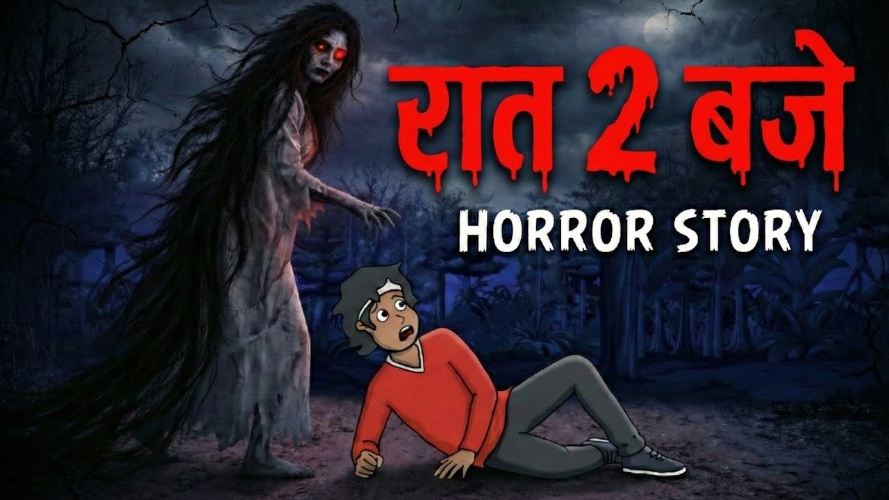 रात 2 बजे की खौफनाक सच्चाई | True Horror Story | Hindi Cartoon | New Horror story 2026