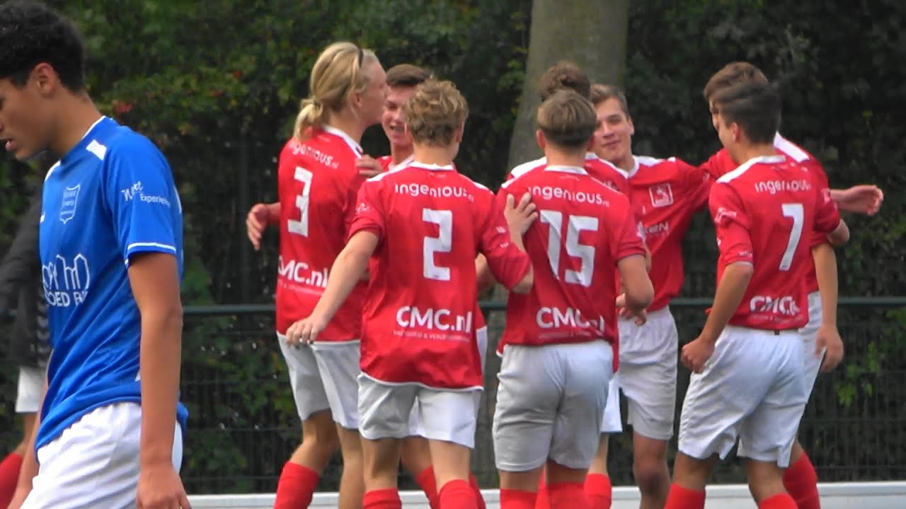 Alle doelpunten GVVV JO17-1 -  vv DOVO JO17- 1