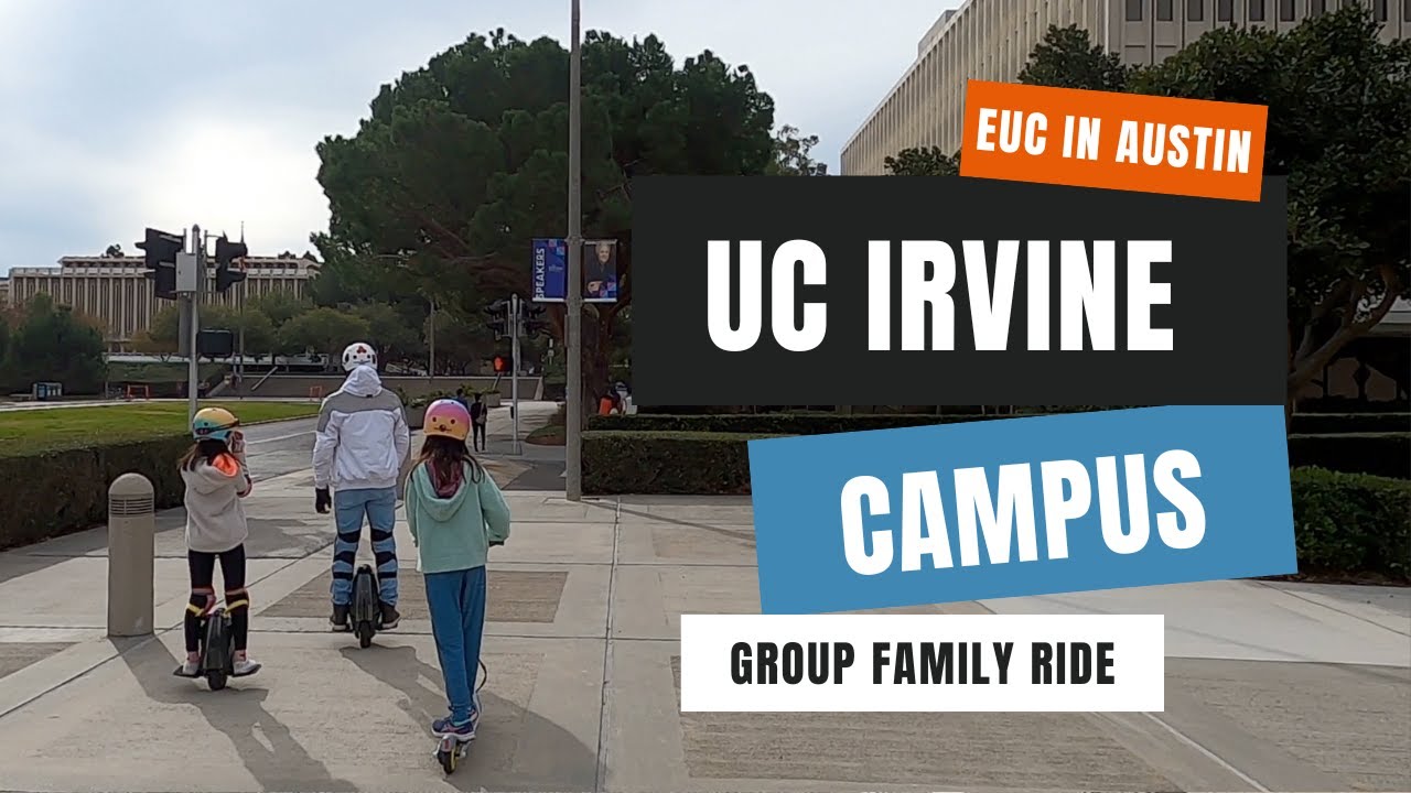 UC Irvine Campus Tour (Irvine): Austin Electric Unicycle (EUC) Group Family Trail Ride