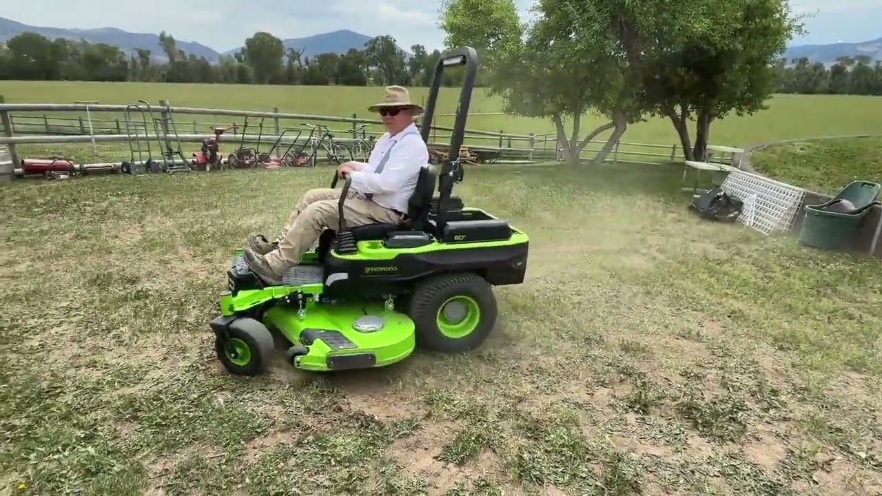 GREEN WORKS MAXUS Z 60 VOLT ZERO TURN MOWER For Sale