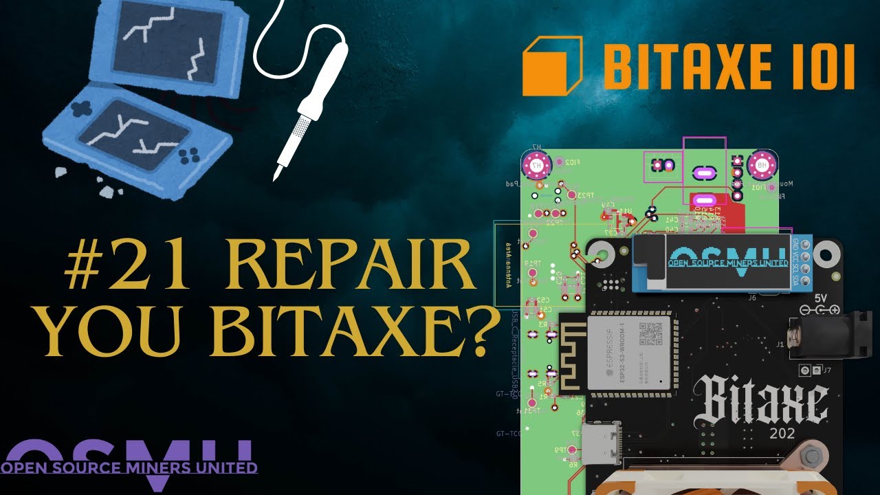 Bitaxe 101 | Ремонт ASIC