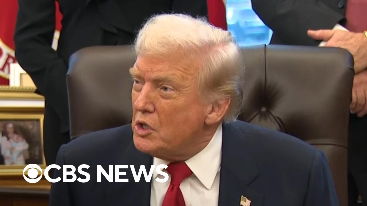 Trump takes questions on government shutdown, tariffs and more