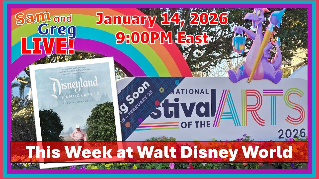 Festival of the Arts Opens, Disney+ Premier Disneyland Handcrafted & New Popcorn Buckets