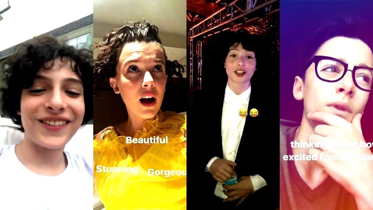 Stranger Things Cast Instagram Stories / August 2017