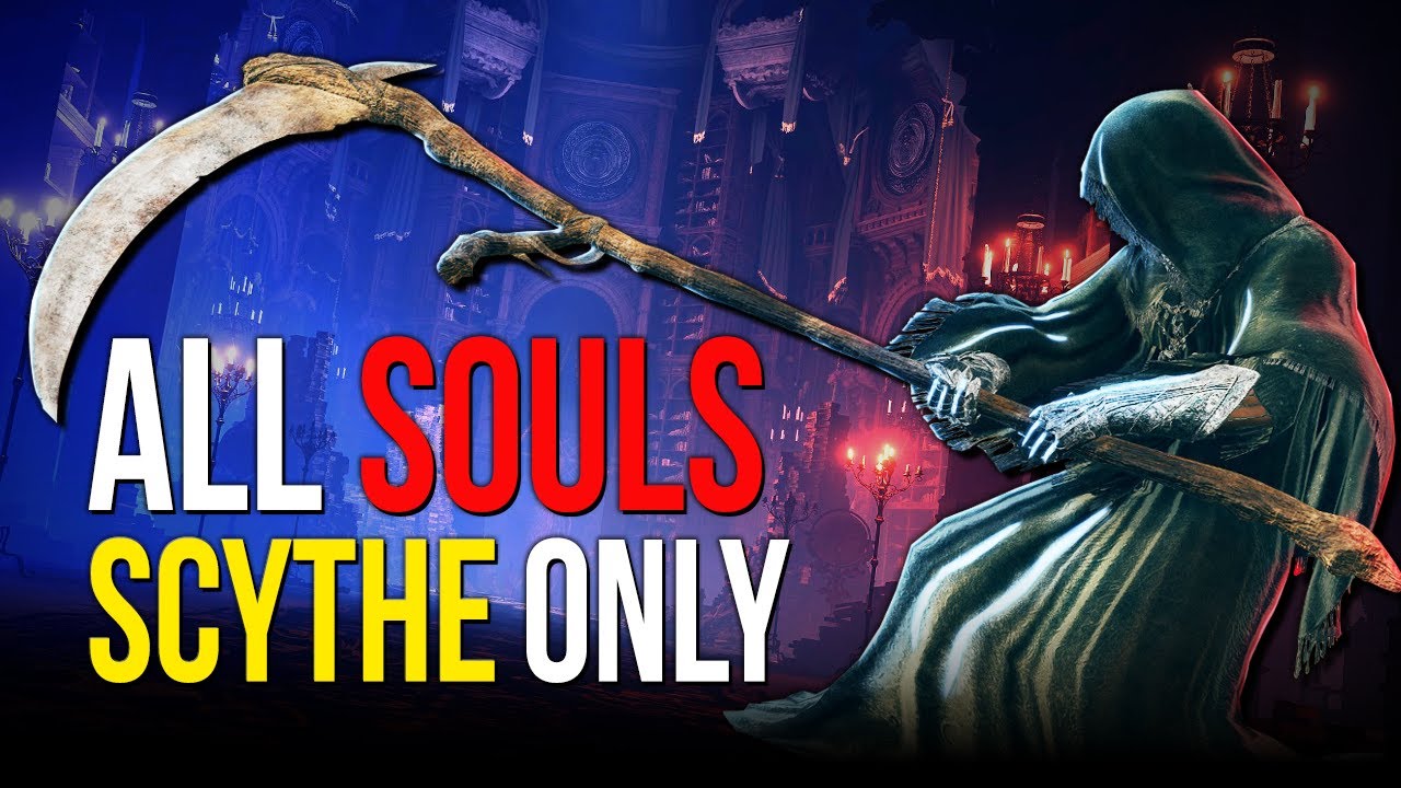 Beating Every Souls Game using ONLY SCYTHES