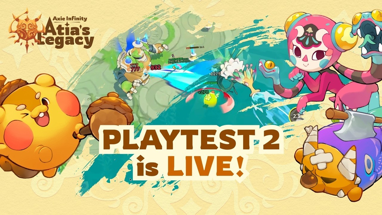 Axie Infinity: Atia's Legacy - Check out the new crypto MMO on mobile! How do I access Playtest 2?!
