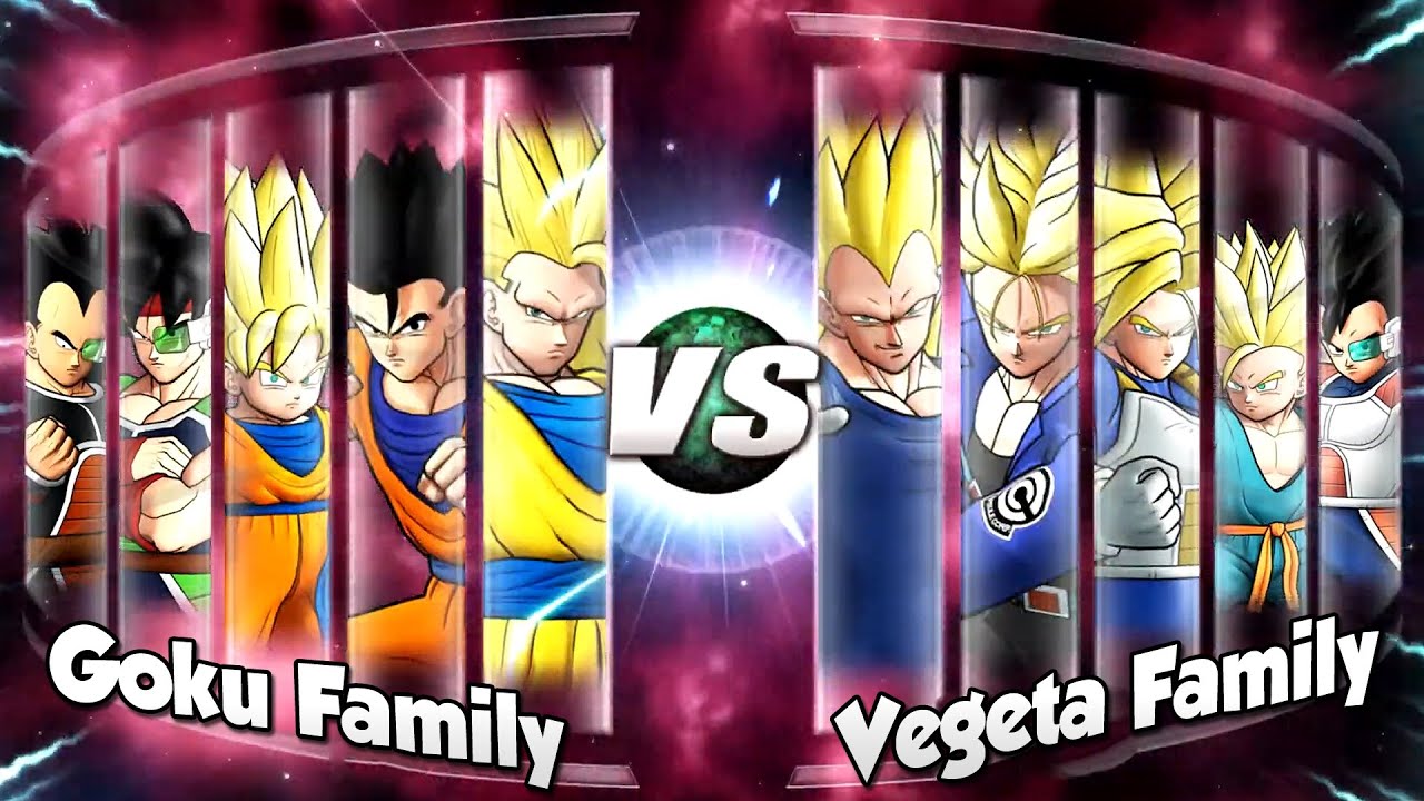 Goku Family Vs Vegeta Family