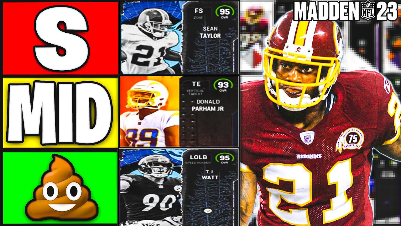 *NEW* RANKING THE BEST ZERO CHILL CARDS IN MADDEN 23! MADDEN 23 Ultimate Team Tier List