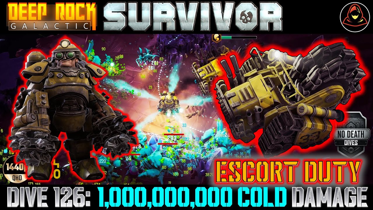 Deep Rock Galactic: Survivor | Dive 126: Escort Duty - 1,000,000,000 Cold Damage