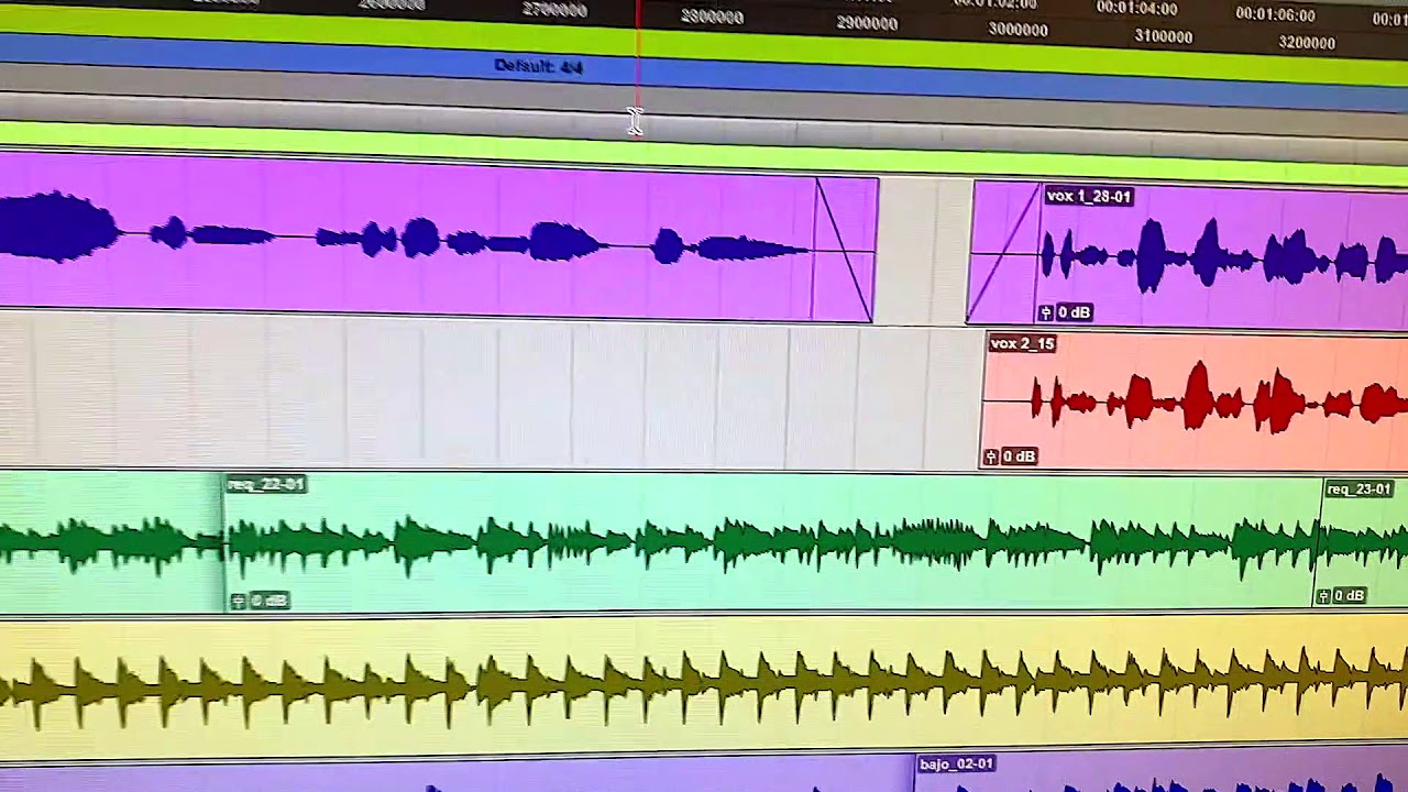 Como preparar una canción (edicion y mezcla) Tatuajes