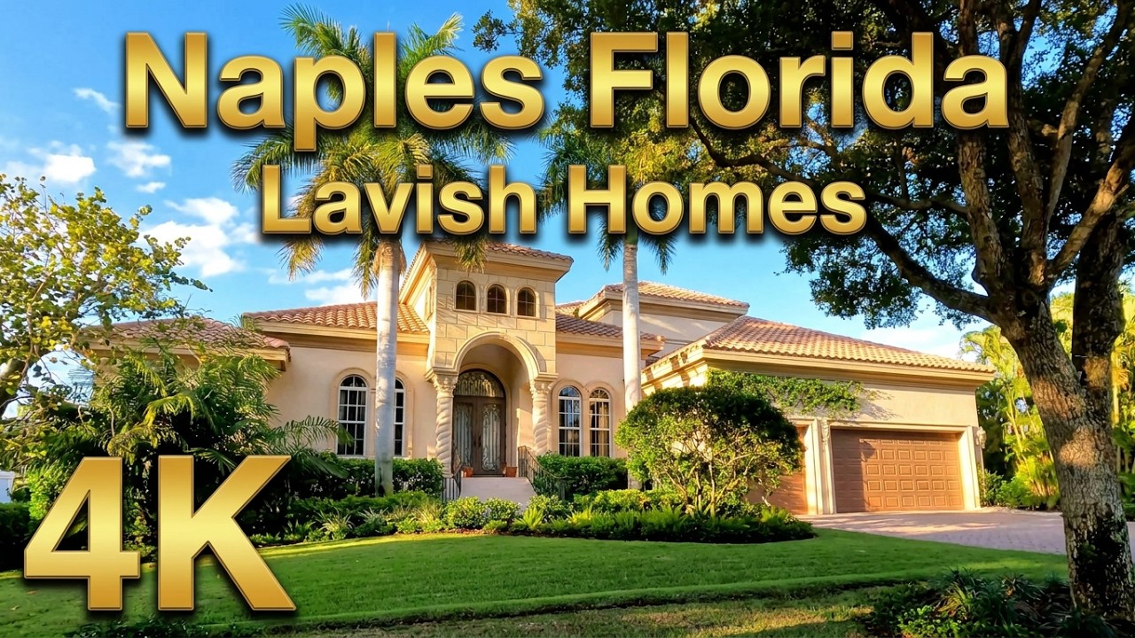 Naples Florida Homes: Lavish Coastal Homes [4K]