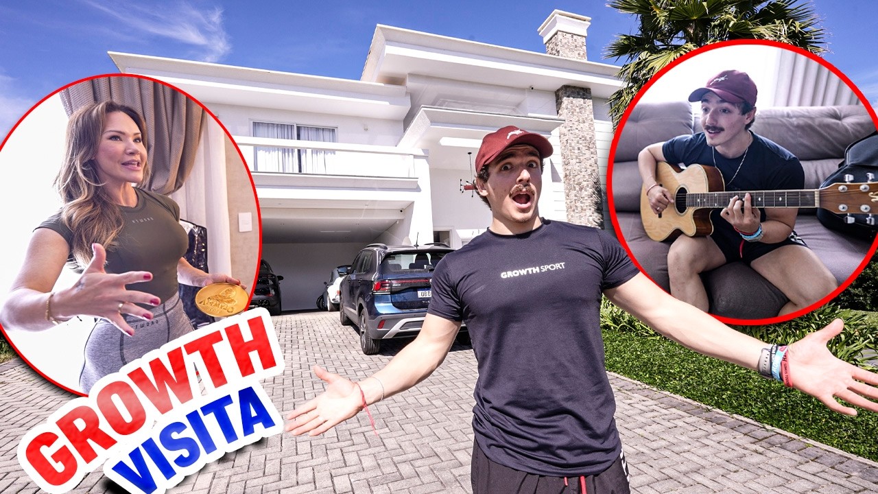 GROWTH VISITA - INVADIMOS A MANS&Atilde;O DA 3 VEZES MISS OLYMPIA FRANCIELLE MATTOS !!!