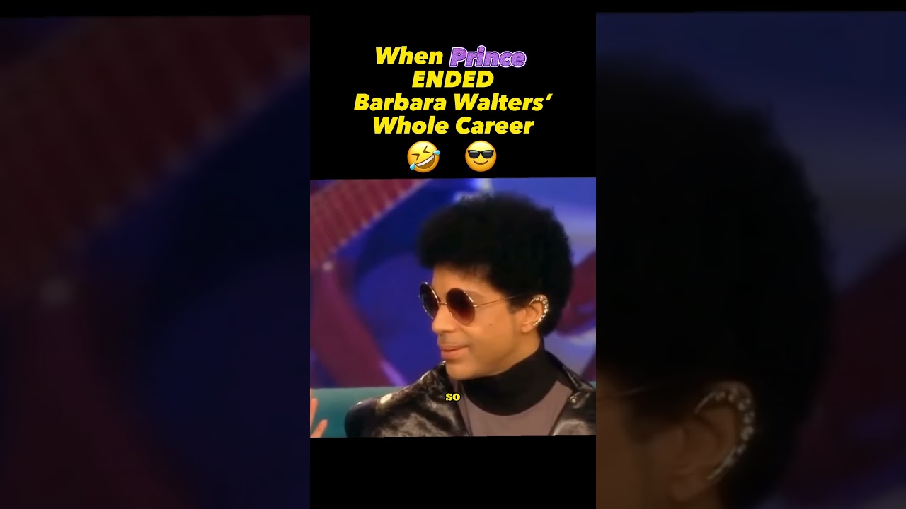 #prince ENDED #barbarawalters Whole Career on #theview 😂 #whendovescry