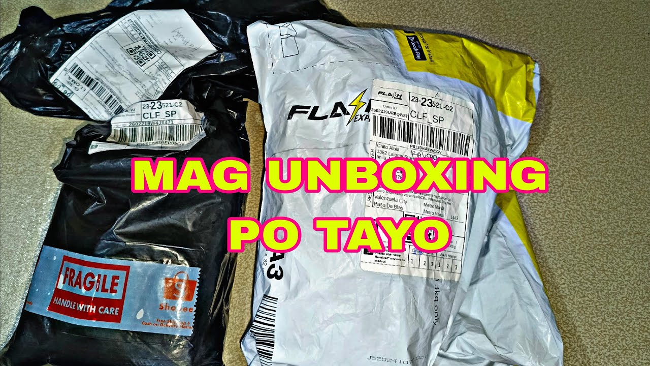  MAG UNBOXING PO TAYO MGA IDOL