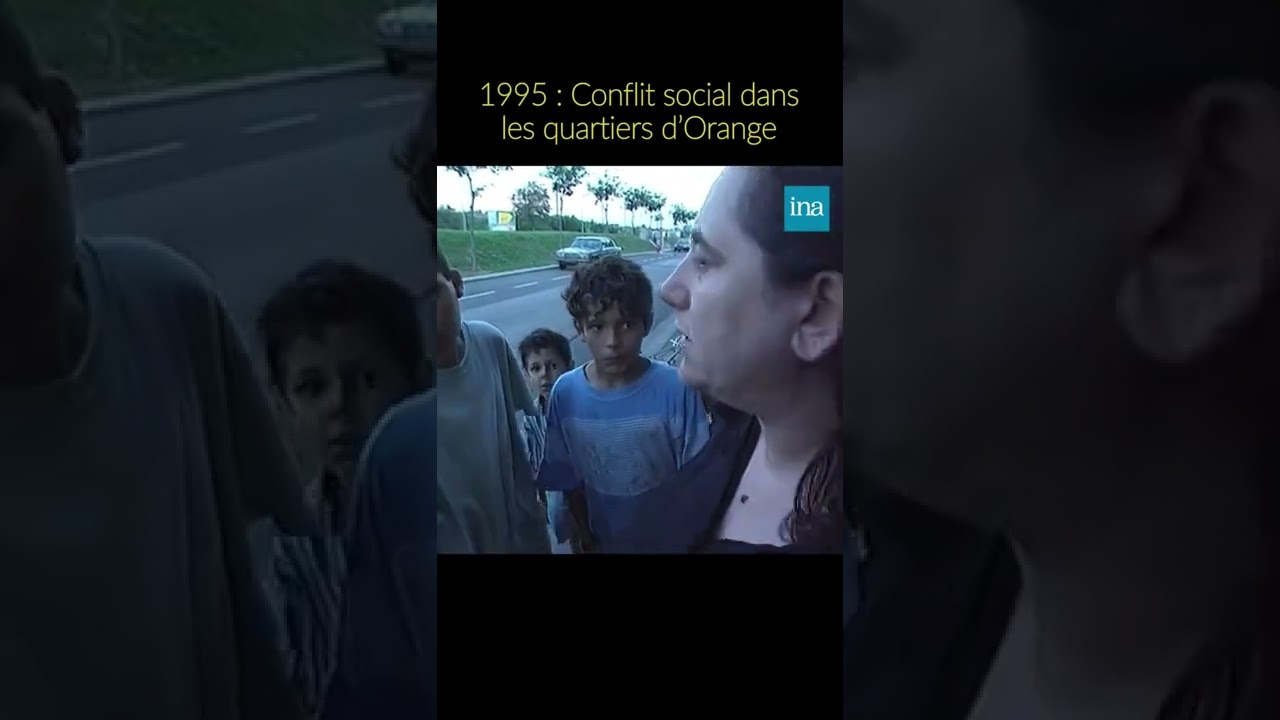Des enfants r&eacute;pondent aux propos d'une habitante d'Orange #INA #short
