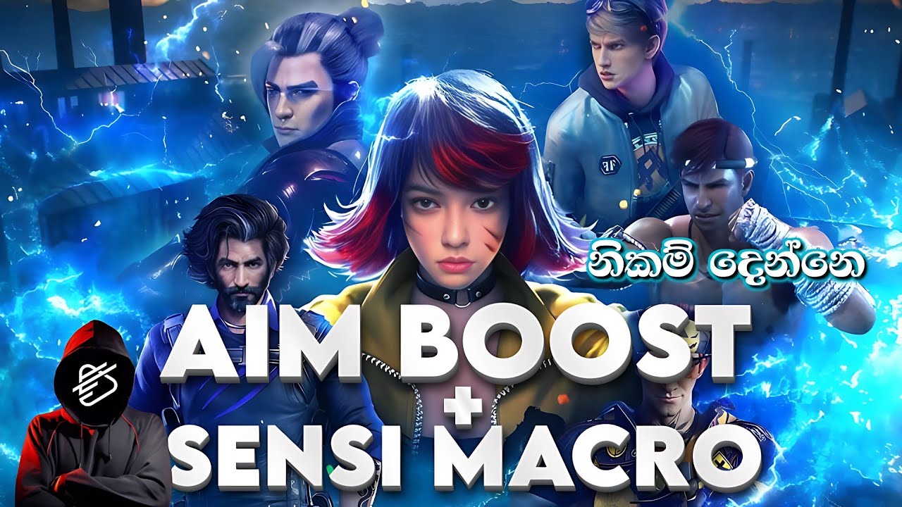 AIM BOOST + SENSI MACRO 🔥 | ෆයිල් නිකන් 😱 | One Tap Headshot | Free Fire