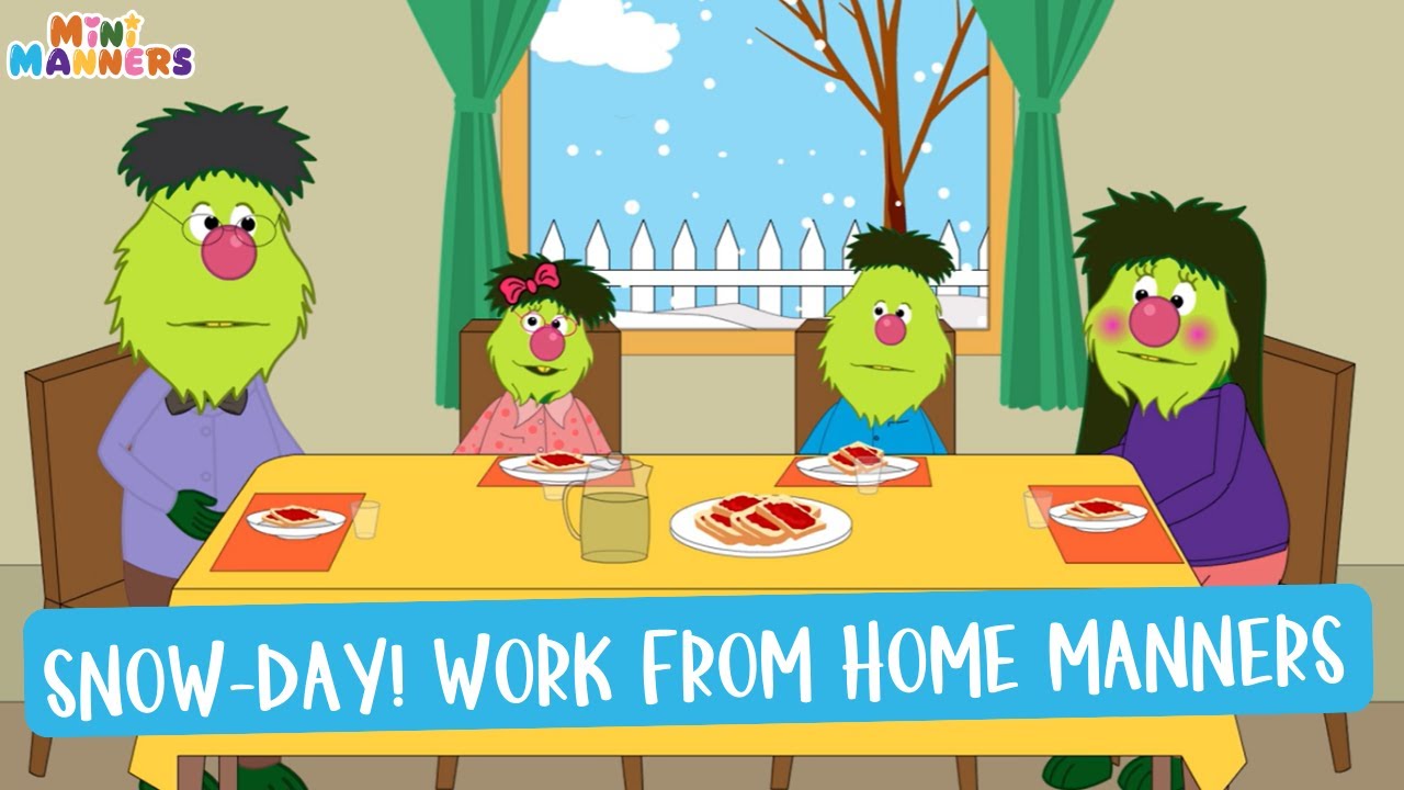 Teaching Manners When Parents Work From Home ❄️ Managing Inside Voices, Waiting & Big Feelings