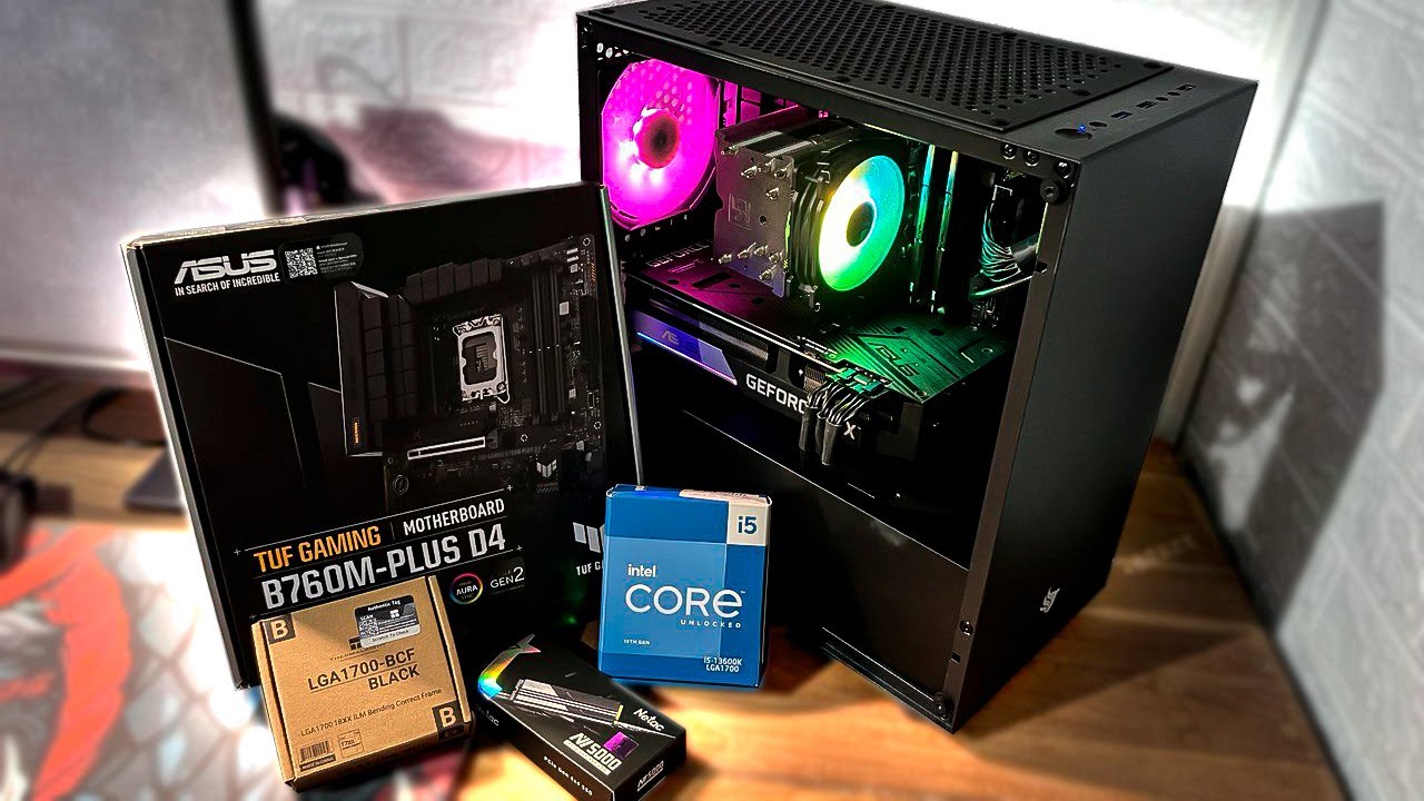 Montando meu Novo PC Gamer / Office - Intel i5 13600K e Asus TUF B760M