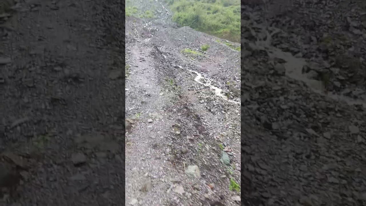 After landslide the road conditions #trending #naturalpointg