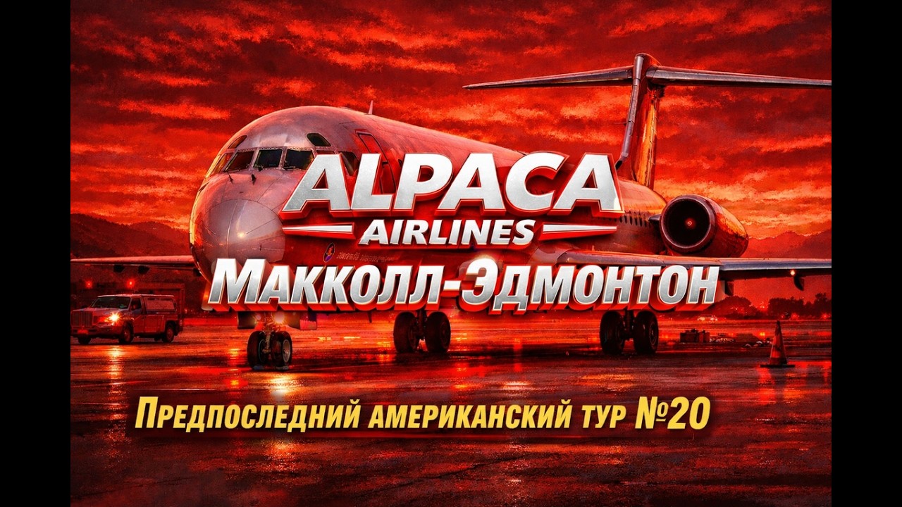 Alpaca Airlines/Америка тур №20 Хоул-Макколл-Эдмонтон/MD-82 /VATSIM