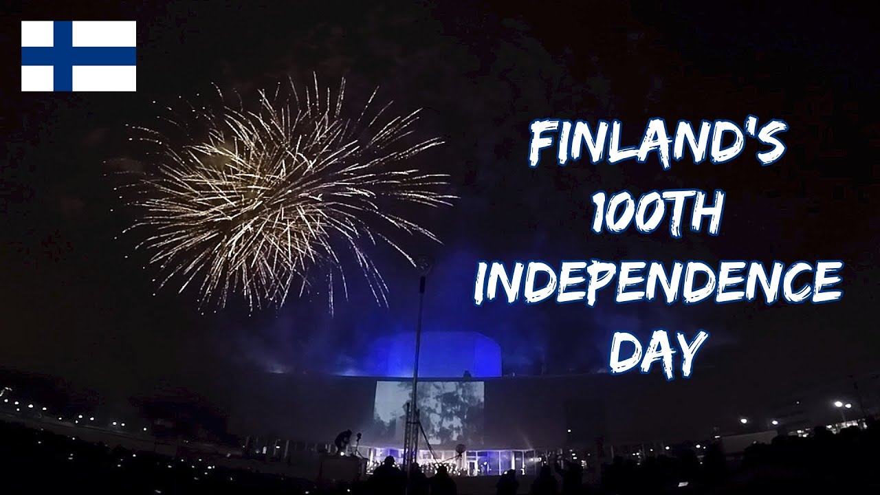 FINLAND'S 100TH INDEPENDENCE DAY FIREWORKS IN OULU (6.12.2017)