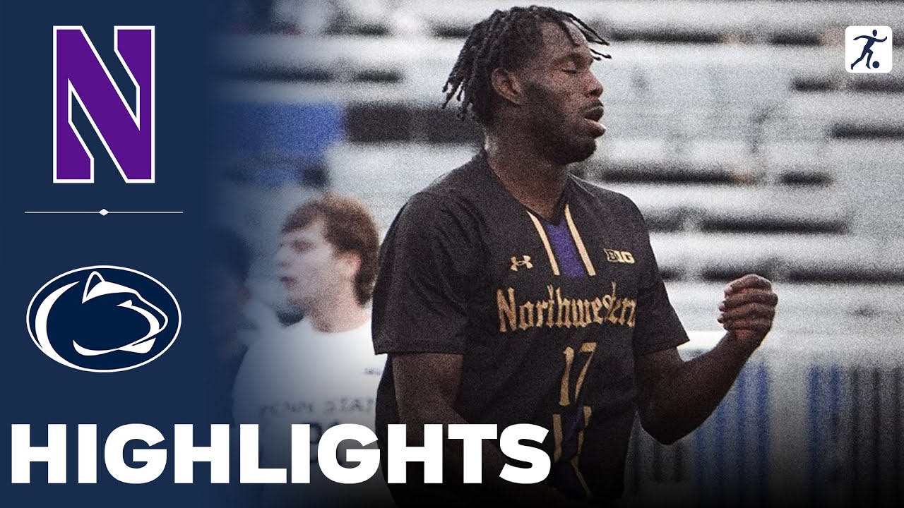 Northwestern vs Penn State | NCAA College Soccer | Highlights - November 03, 2024